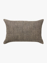 Vida Noir Linen Rectangle Cushion