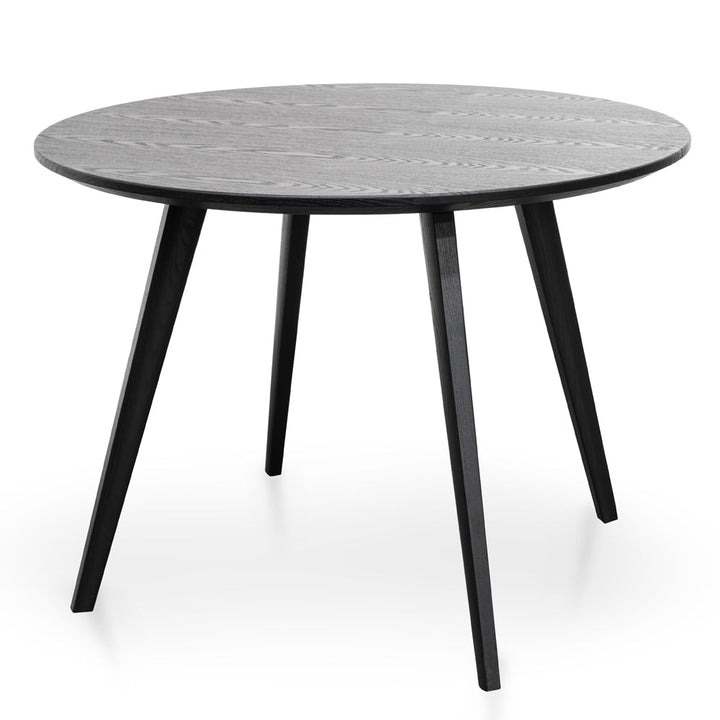 Jones 100cm Round Dining Table Black
