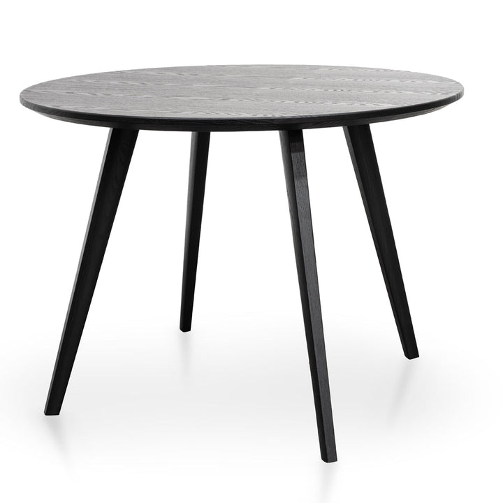 Jones 100cm Round Dining Table Black