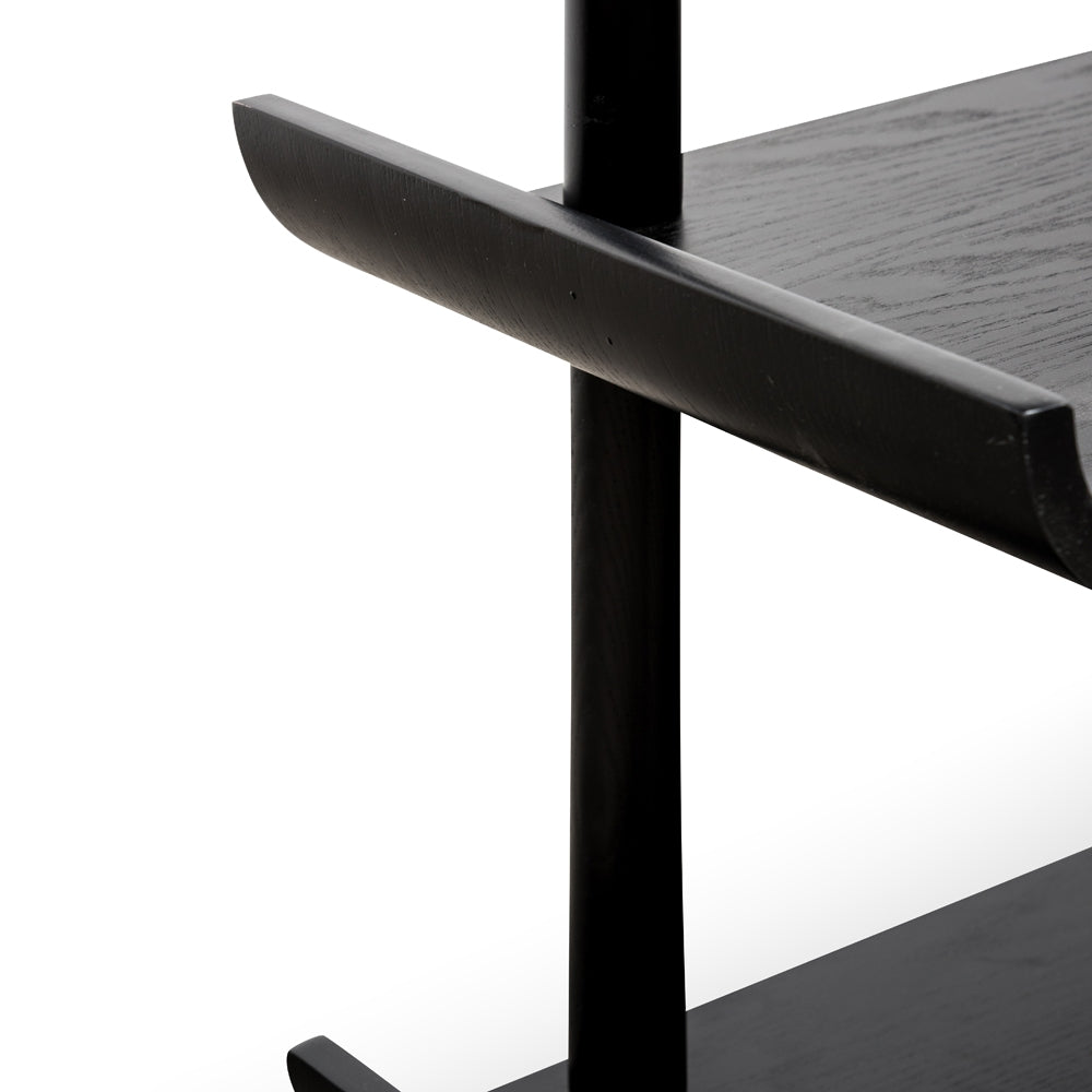 Noir Console Shelving Unit