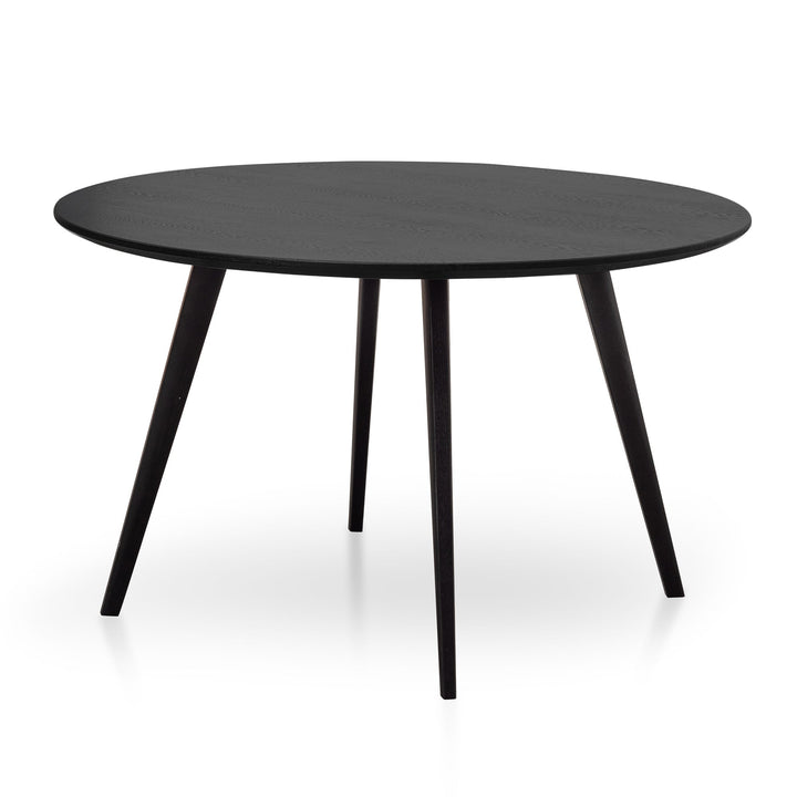 Jones 1.2m Veneer Wooden Dining Table Black