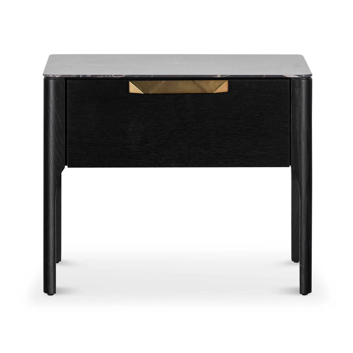 Eclipse Bedside Black & Marble