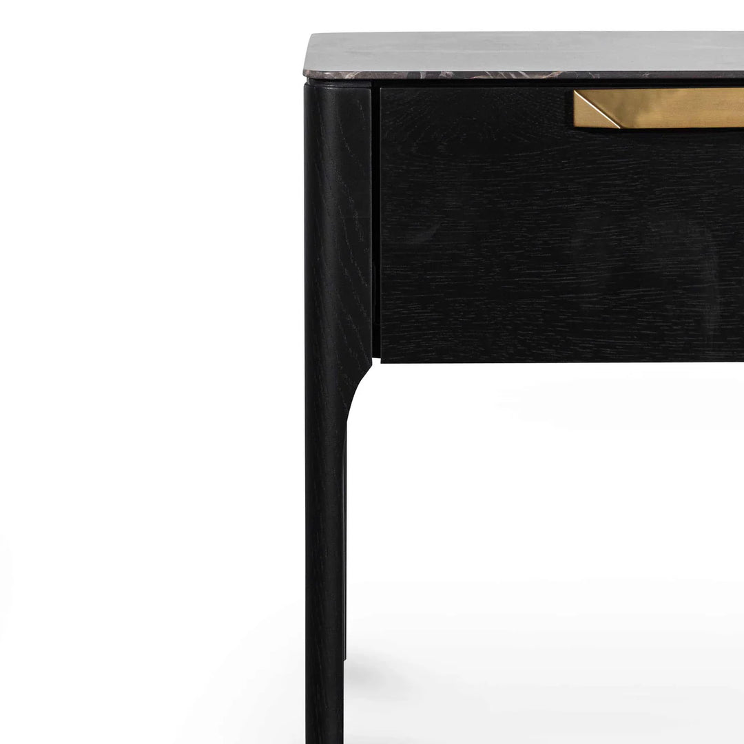 Eclipse Bedside Black & Marble