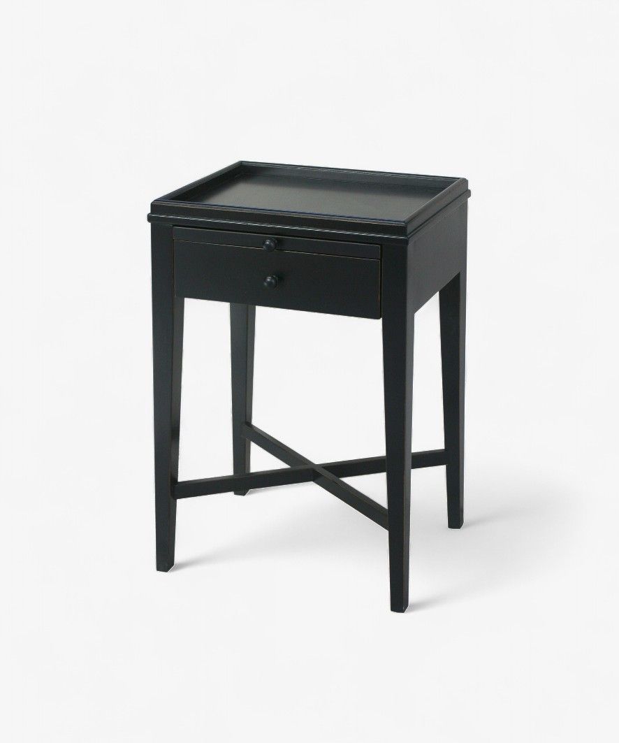 Saskia Bedside Table Black