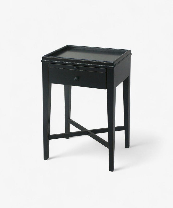 Saskia Bedside Table Black