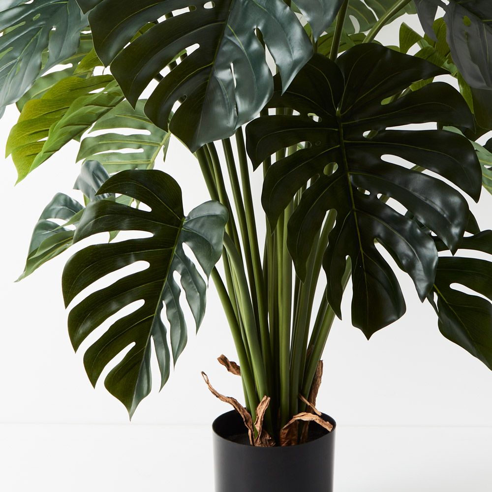 Artificial monstera plant 120cm – view 2