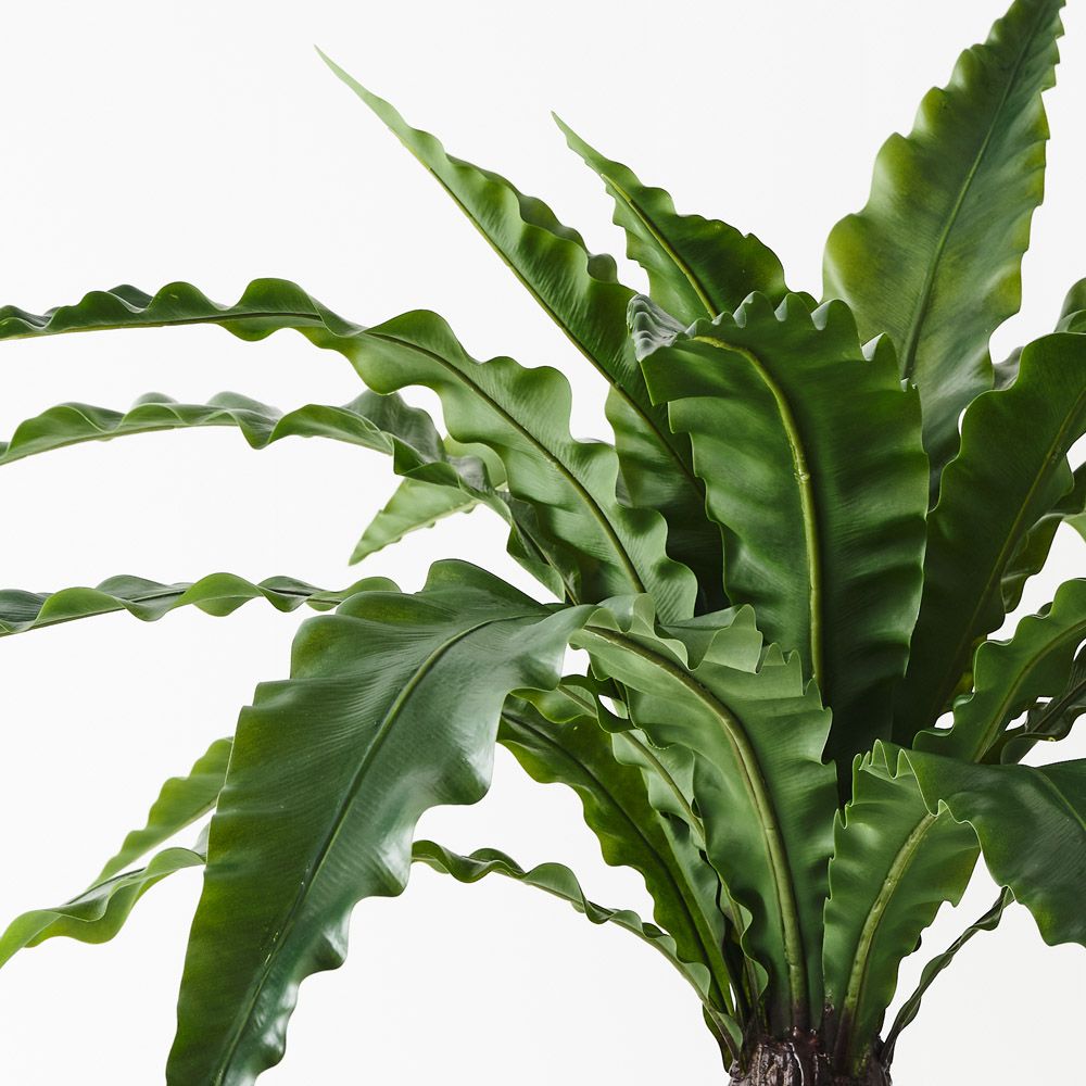 Artificial bird's nest fern plant 42cm – view 2