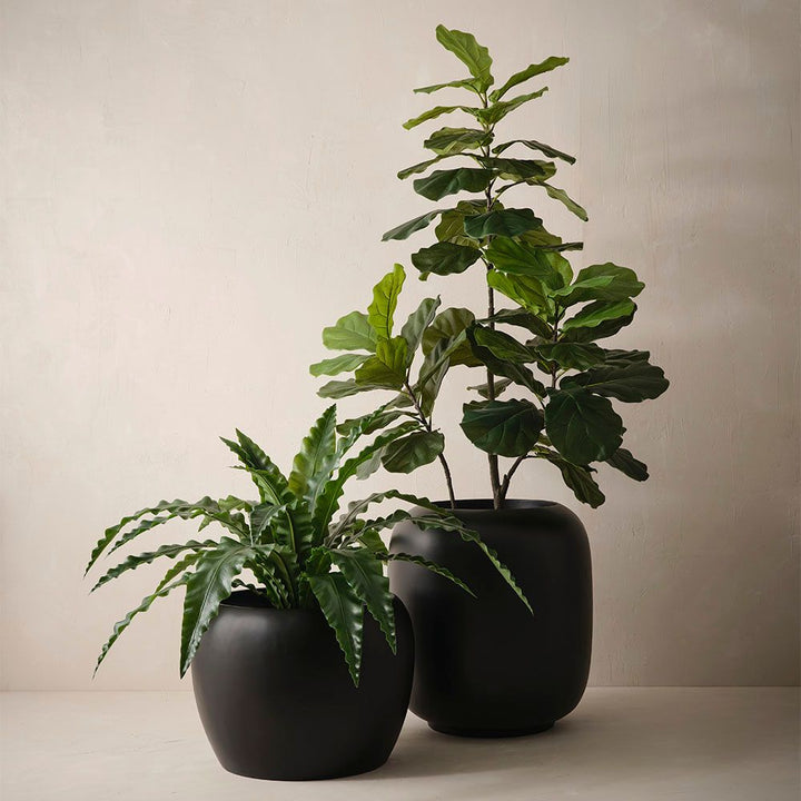 Artificial bird's nest fern plant 42cm – view 3