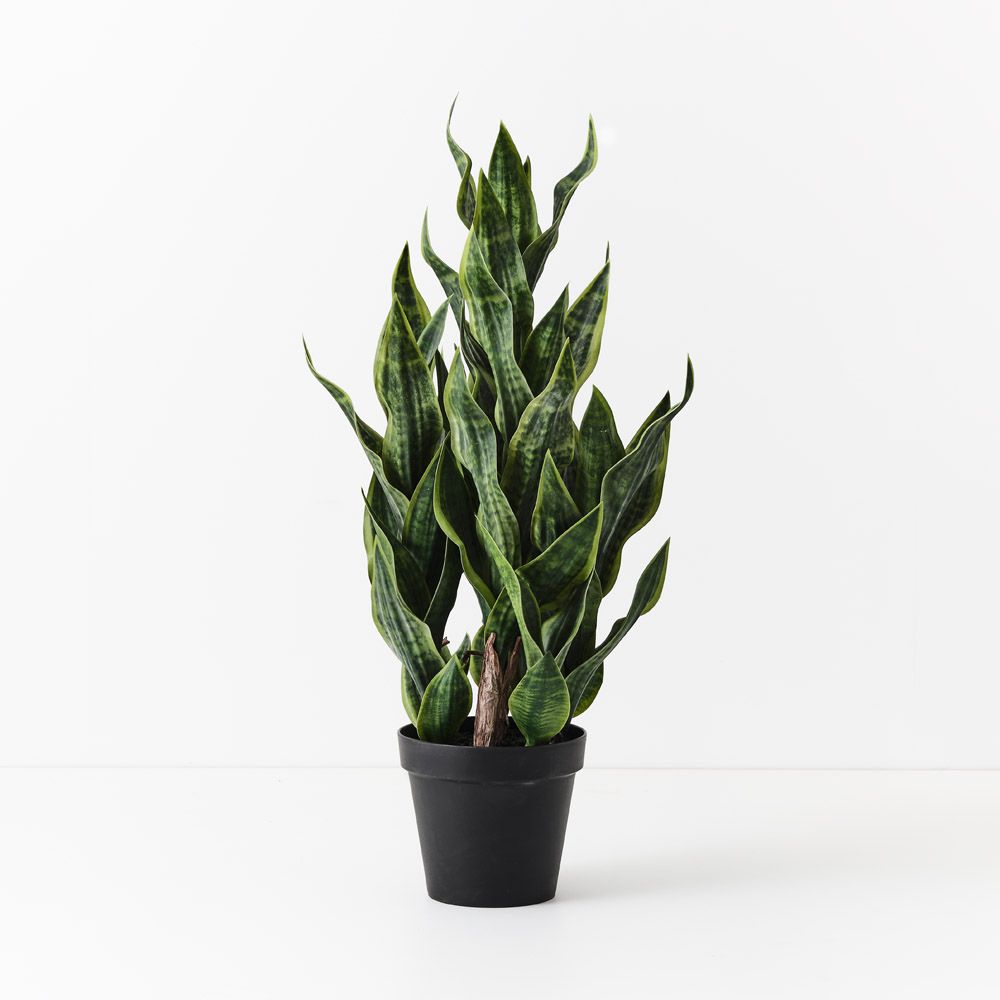 Artificial sansevieria snake plant 99cm, green