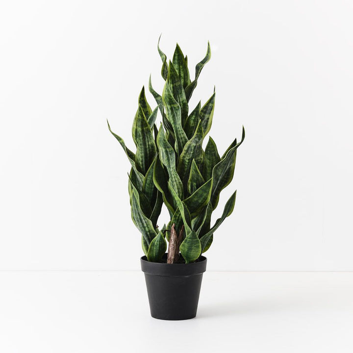 Artificial sansevieria snake plant 99cm, green