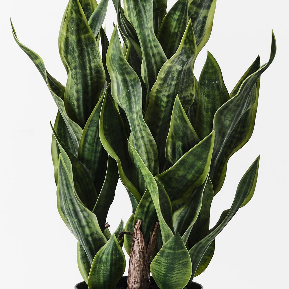 Artificial sansevieria snake plant 99cm, green – view 2