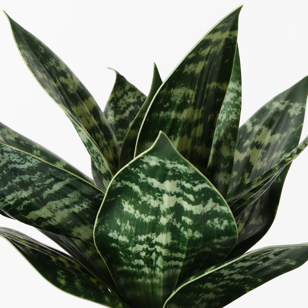 Artificial sansevieria snake plant 25cm, green – view 2