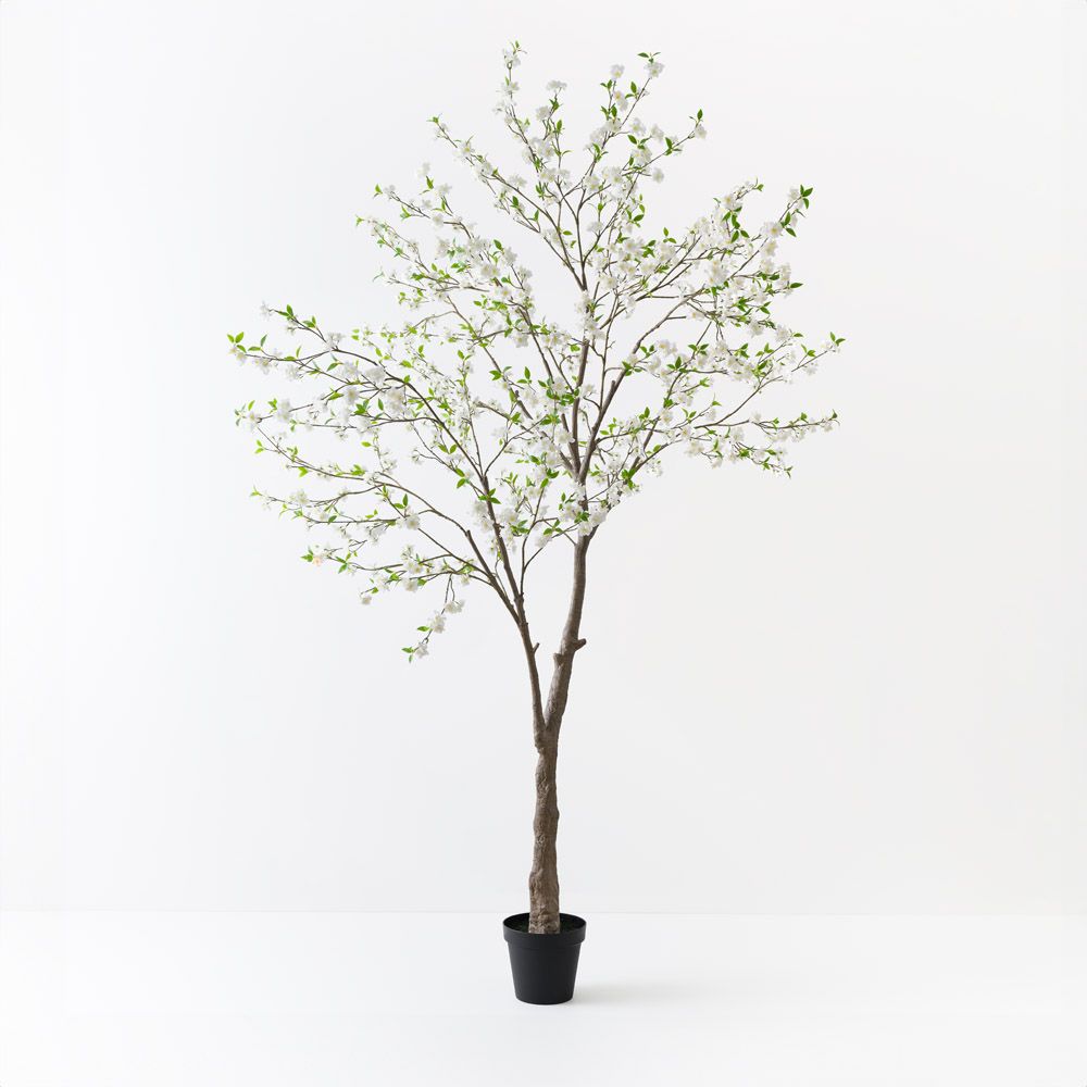 Artificial white blossom tree 300cm