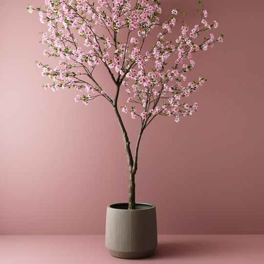 Artificial pink blossom tree 300cm – view 3