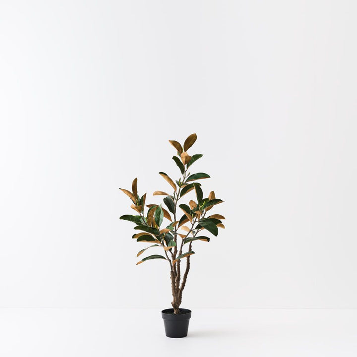 Artificial magnolia tree 120cm, green