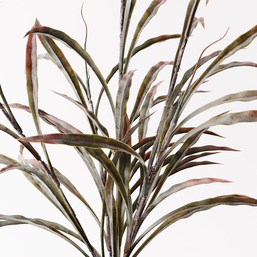 Artificial grass plant 55cm, burgundy and green – view 2