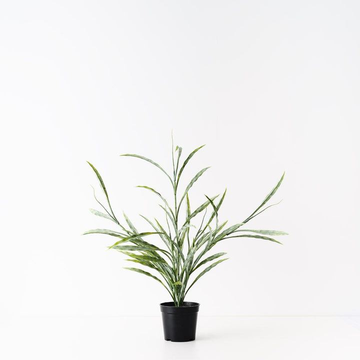 Artificial grass plant 55cm, grey-green