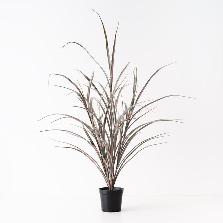 Artificial grass plant 63cm, burgundy and green