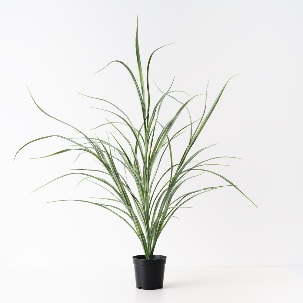 Artificial grass plant 63cm, grey-green