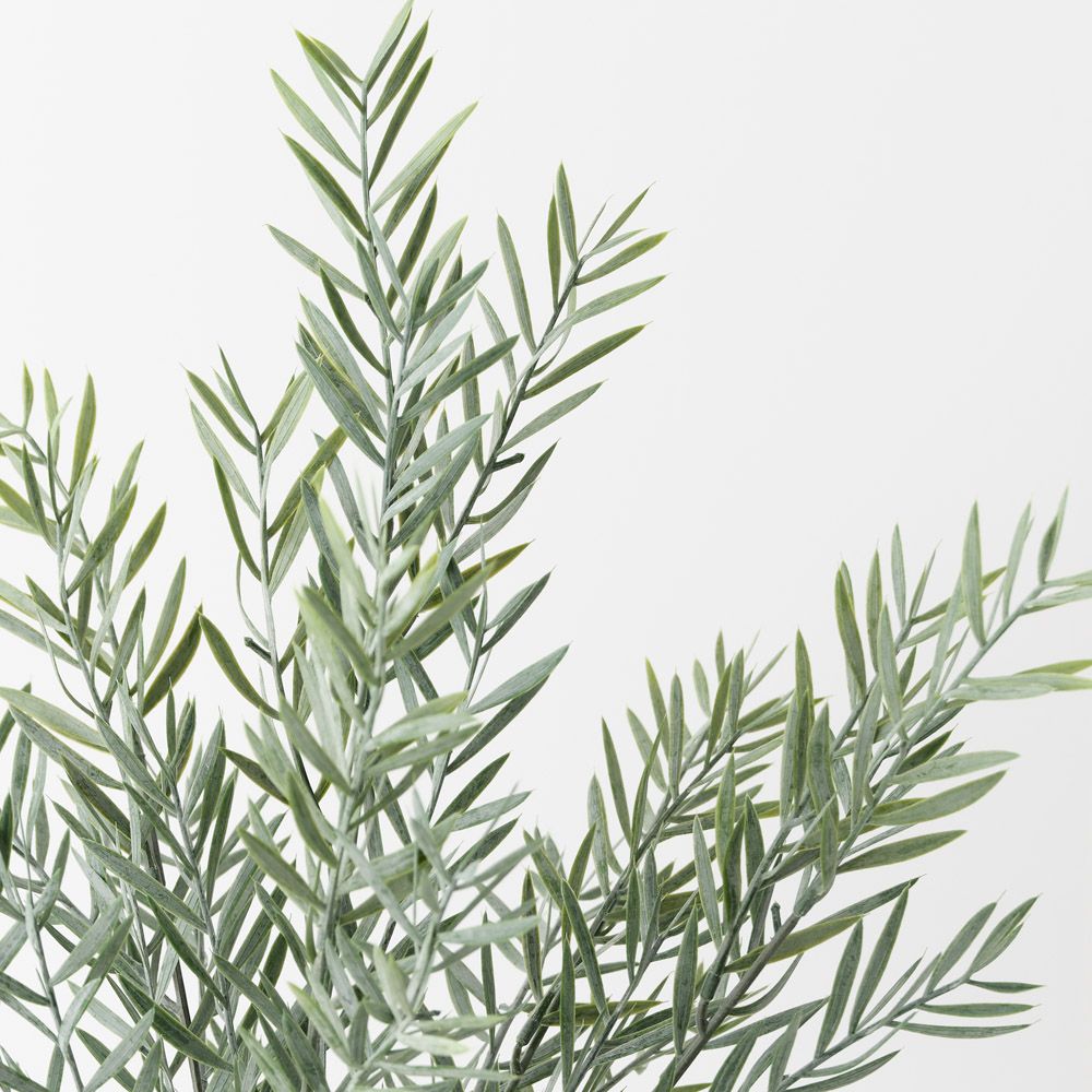 Artificial acacia leaf plant 43cm, grey-green – view 2