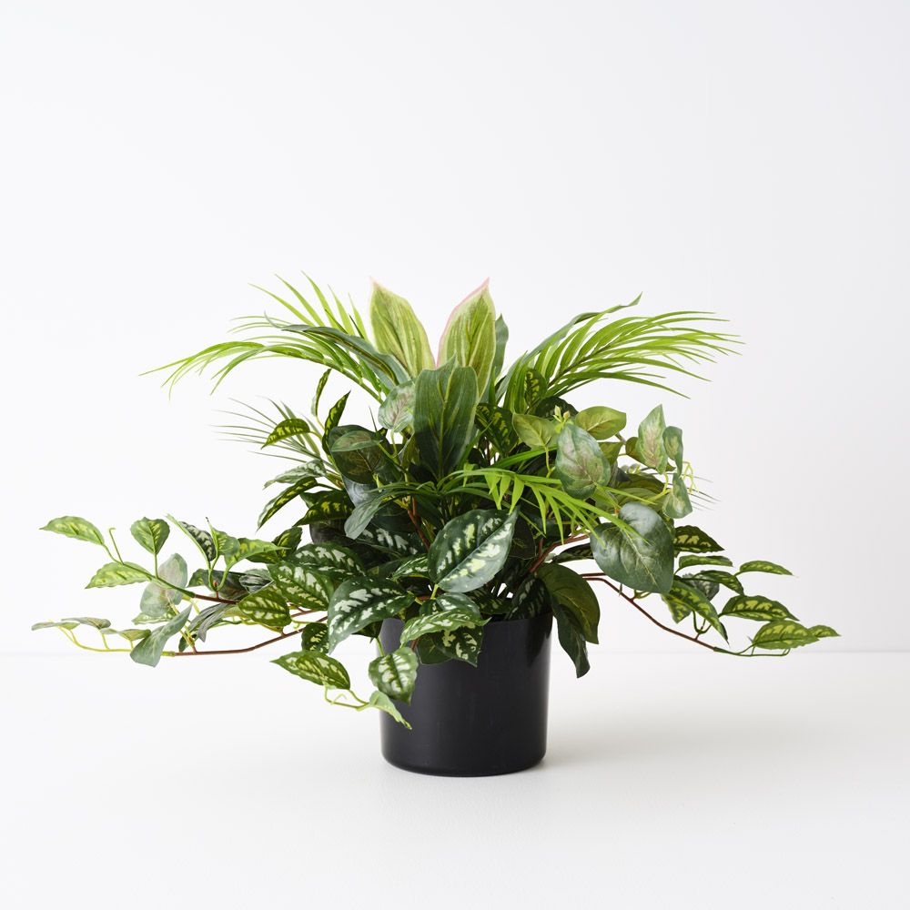 Artificial palm mix plant 37cm