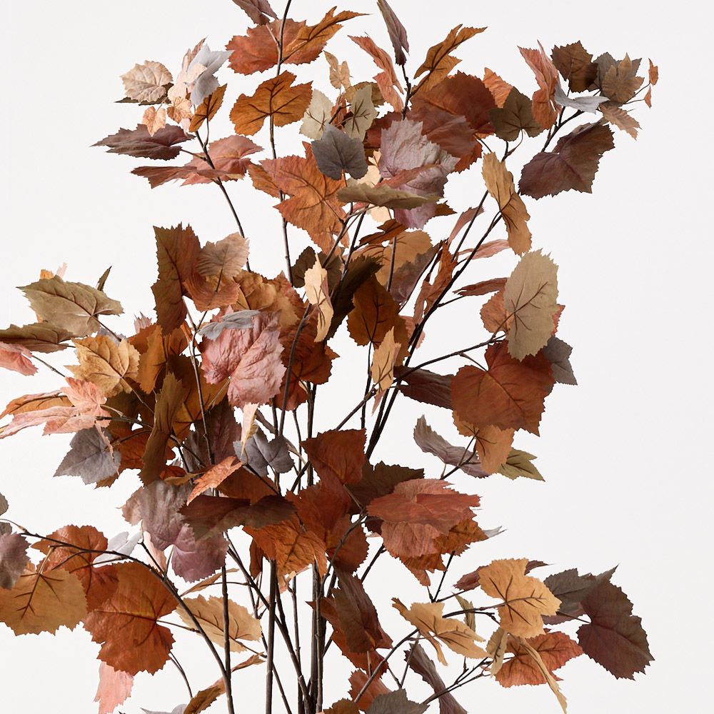 Artificial maple tree 155cm, rust autumn leaves – view 2