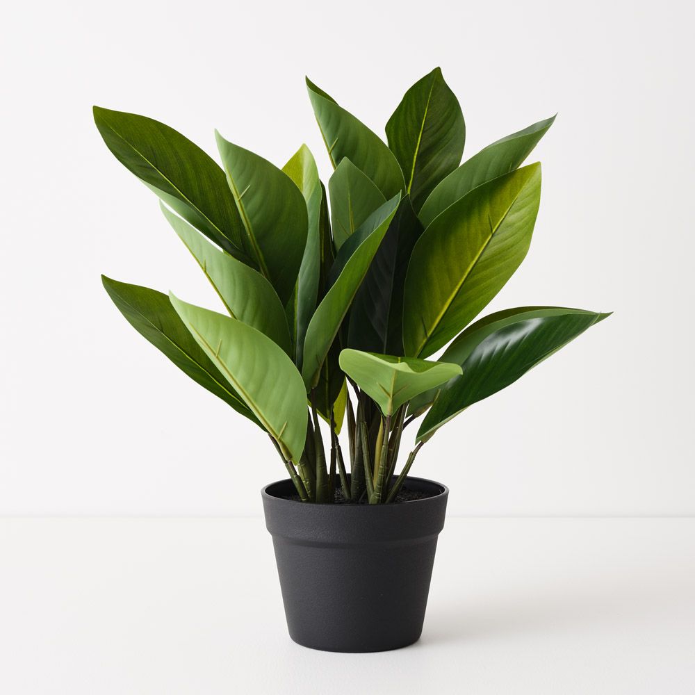 Artificial heliconia leaf plant 48cm