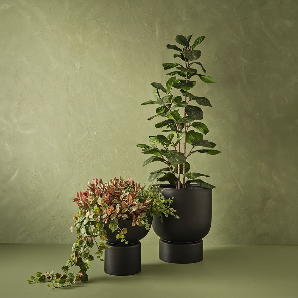 Artificial fiddle leaf fig tree 185cm – view 2