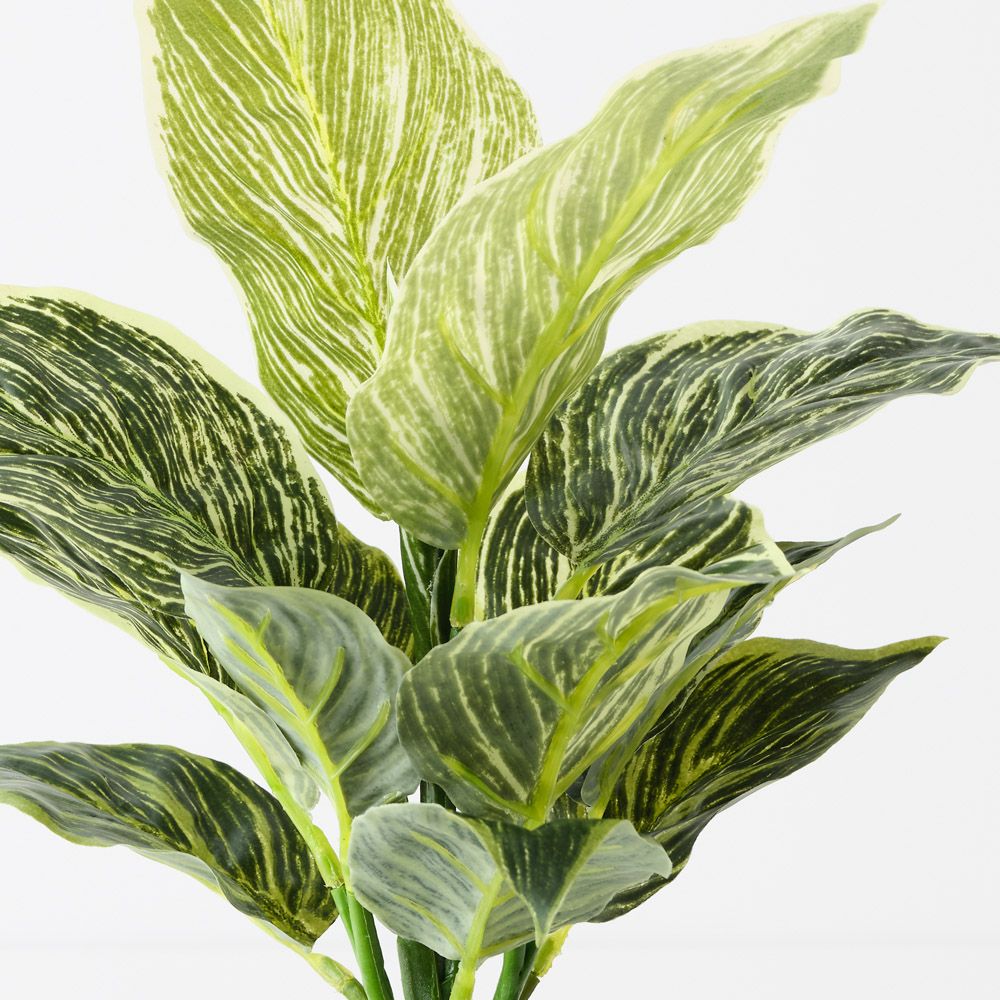 Artificial variegated dieffenbachia plant 35cm – view 2