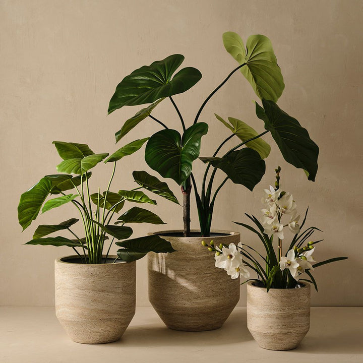 Artificial taro plant 90cm – view 3