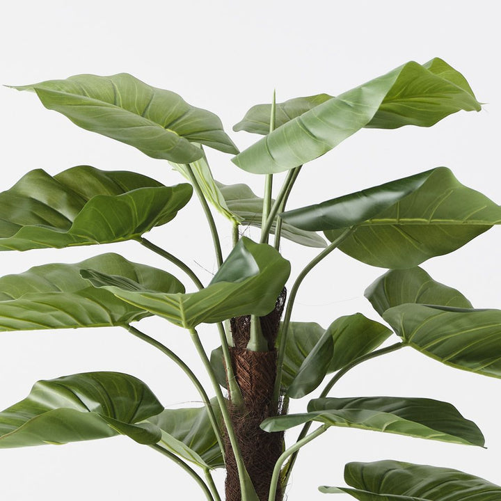 Artificial taro plant on pole 90cm – view 2