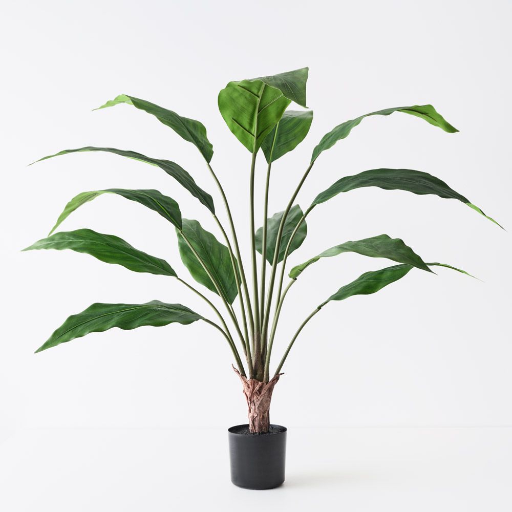 Artificial spathiphyllum leaf plant 103cm