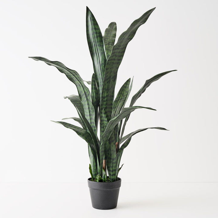 Artificial sansevieria snake plant 105cm, green