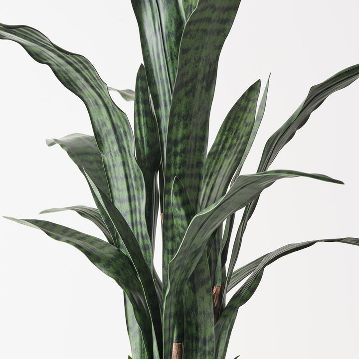 Artificial sansevieria snake plant 105cm, green – view 2