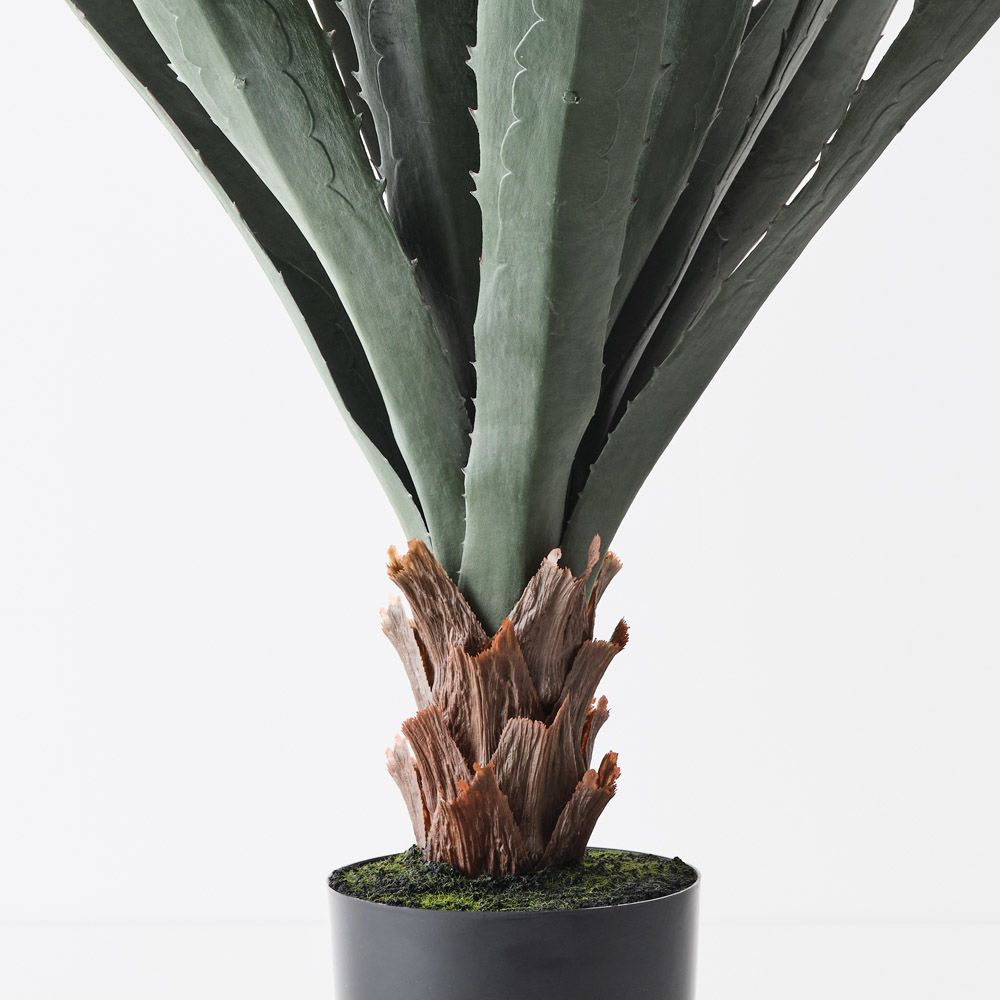 Artificial grey-green agave plant 80cm – view 2