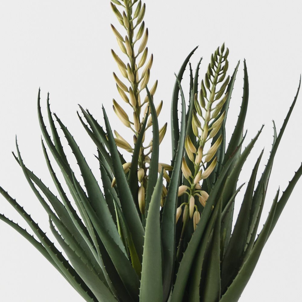 Artificial flowering agave plant 76cm – view 2