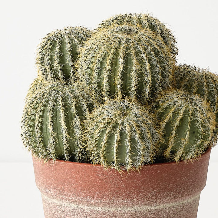 Artificial barrel cactus plant 26cm – view 2