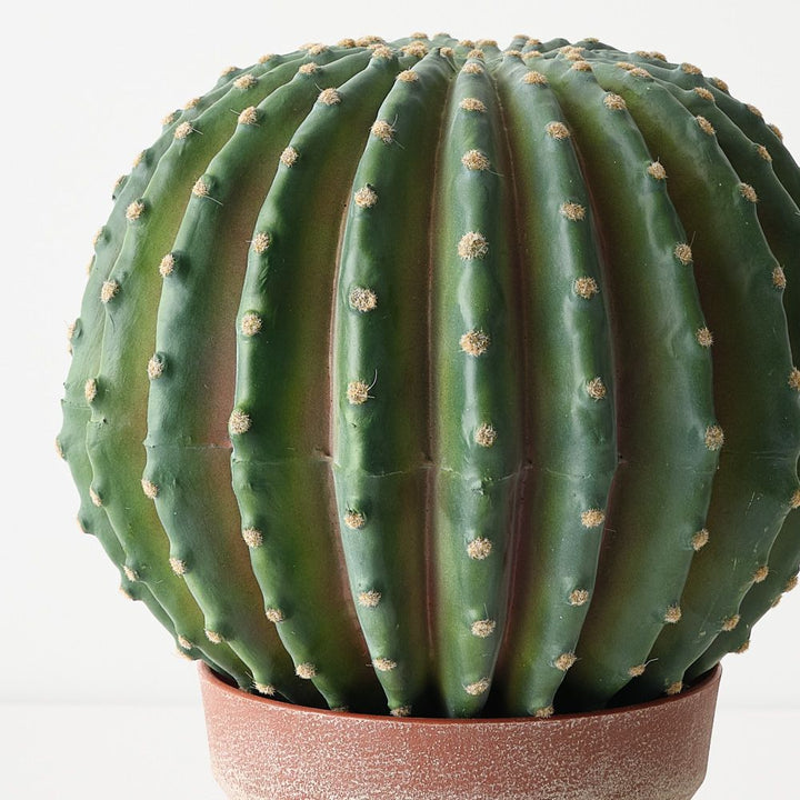Artificial barrel cactus plant 33cm – view 2