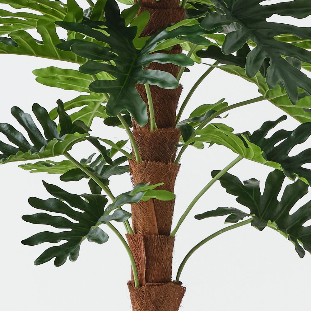 Artificial philodendron selloum on pole 120cm – view 2