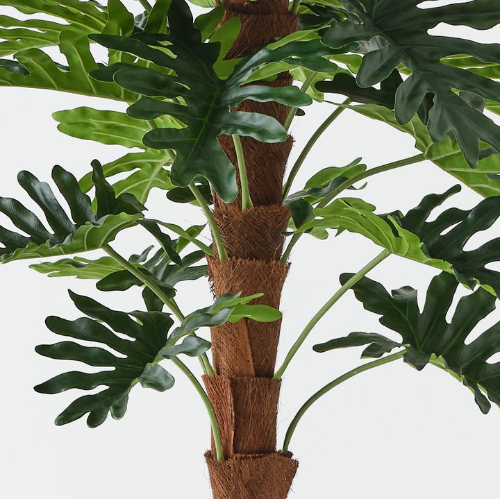 Artificial philodendron selloum on pole 120cm – view 2