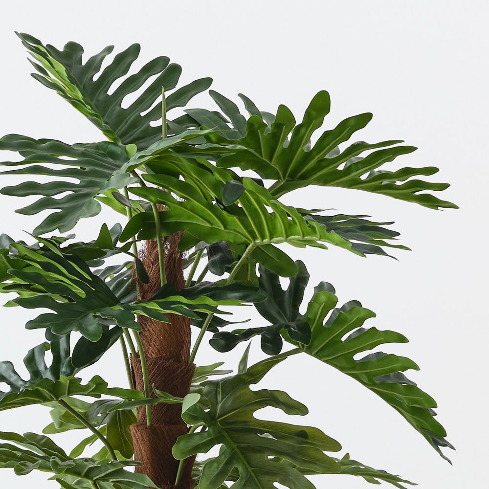 Artificial philodendron selloum on pole 150cm – view 2