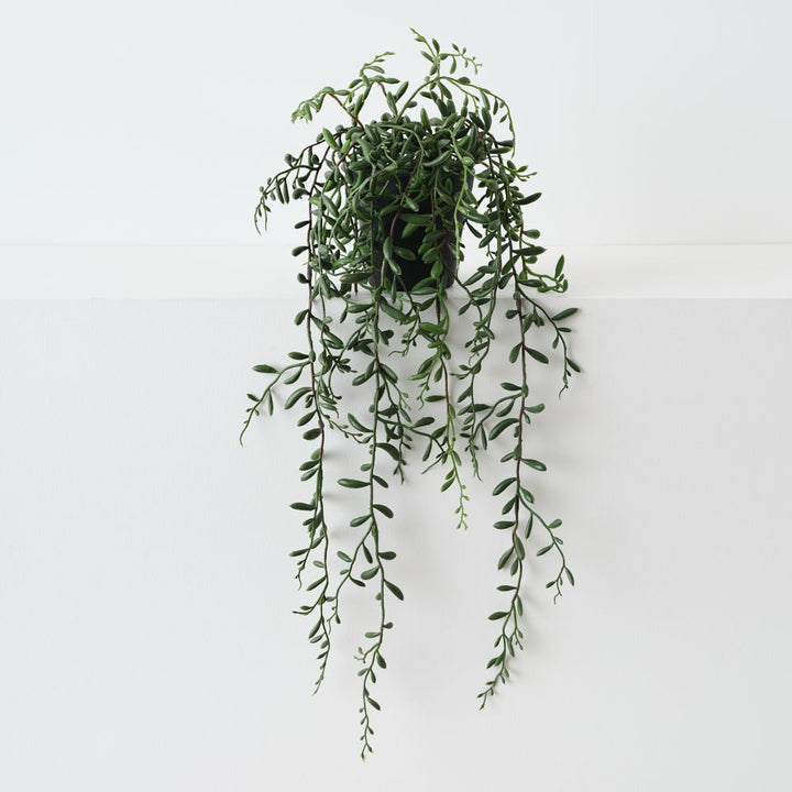 Artificial string of beans trailing plant 52cm