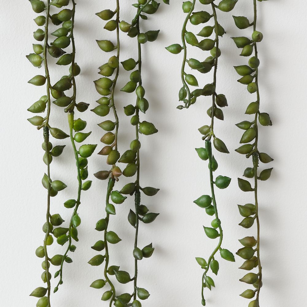 Artificial string of pearls trailing plant 59cm – view 2