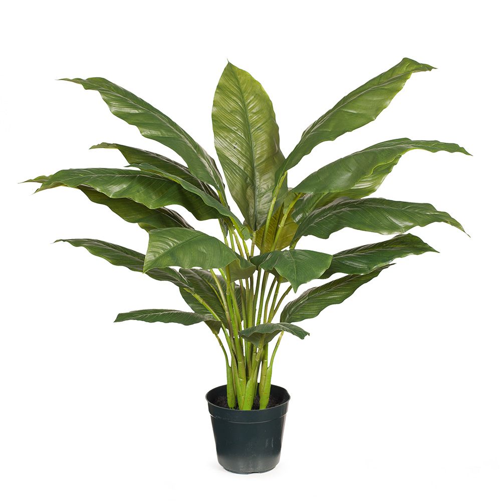 Artificial spathiphyllum leaf plant 86cm