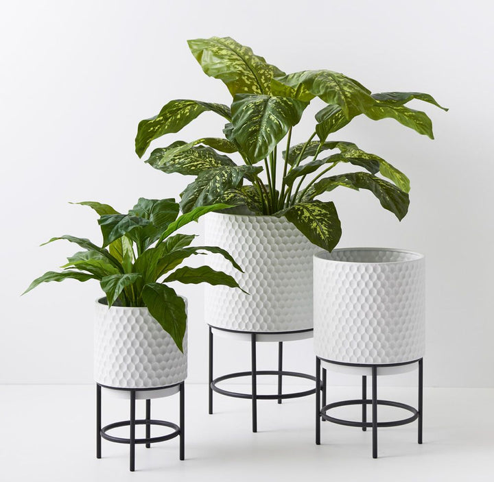 Artificial dieffenbachia plant 86cm, green and yellow – view 2