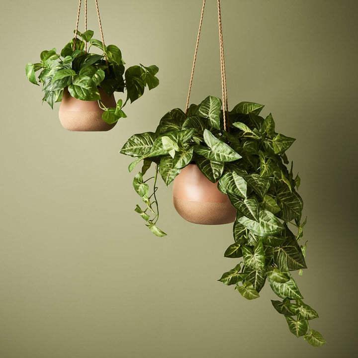 Artificial pothos hanging bush in pot 30cm – view 4