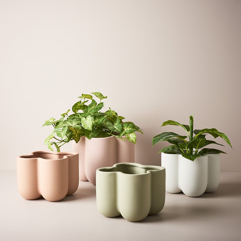 Artificial syngonium hanging bush in pot 30cm – view 4