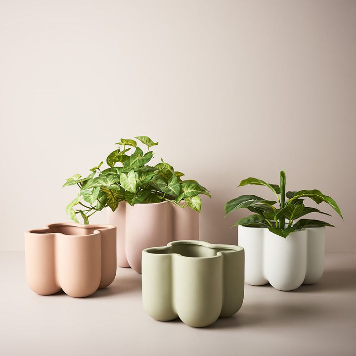 Artificial syngonium hanging bush in pot 30cm – view 4