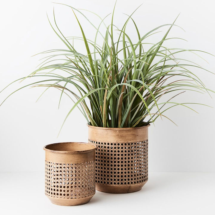 Artificial grey-green grass plant 59cm – view 3