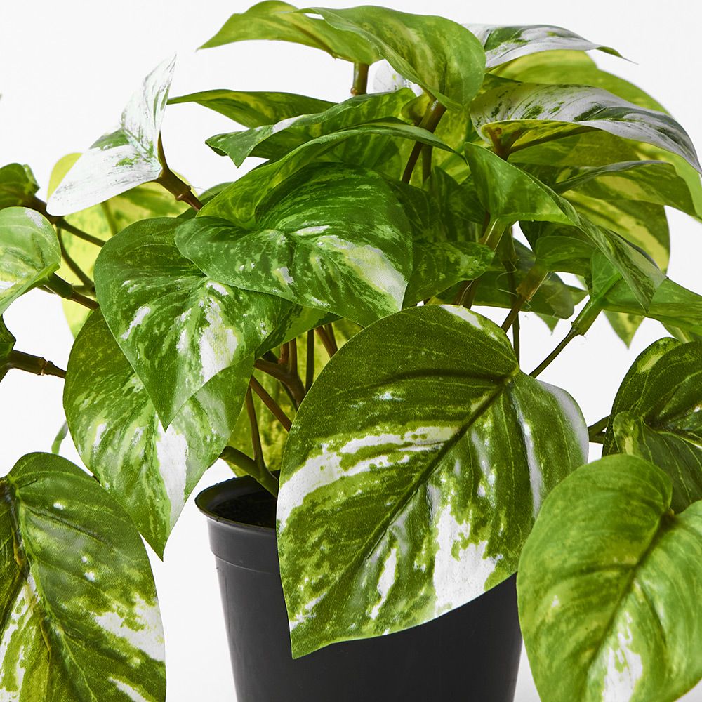 Small artificial marble pothos in pot 20cm – view 2